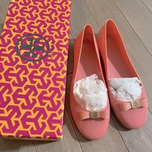 Tory Burch Jelly Ballet With Bow